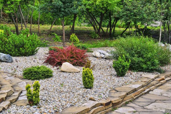 Rock Landscaping in Naples