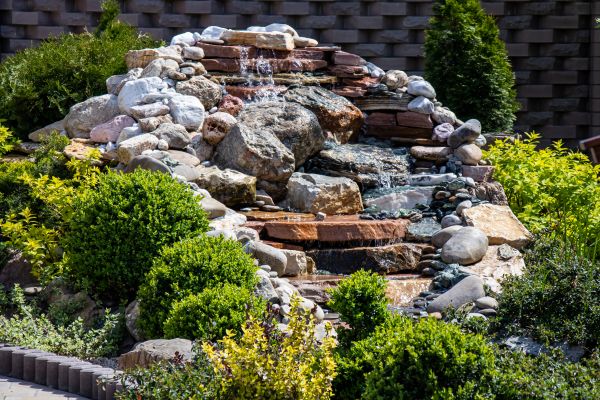 River Rock Landscaping in Naples