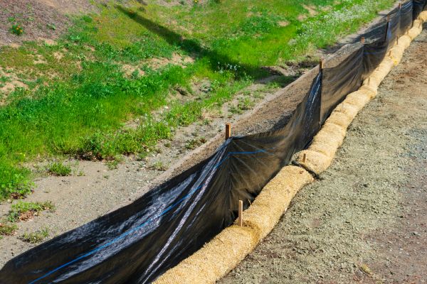 Straw Wattle Installation in Naples